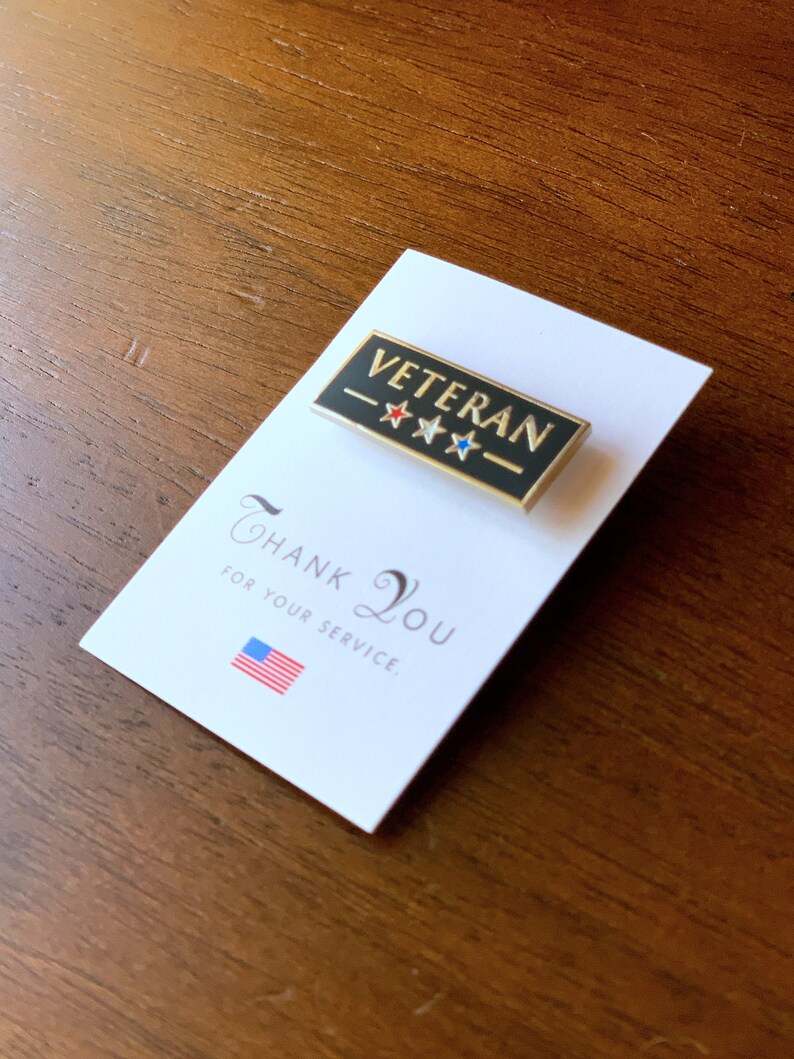 Veteran Pin Hard Enamel Pin United States Veteran Pin zdjęcie 6