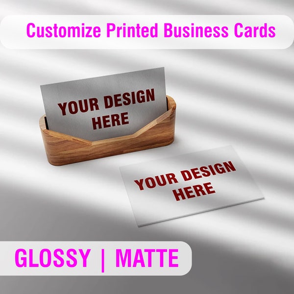 Business Card Printing Custom Printed Unique Inspiration and a memorable business card Glossy | Matte  Finish