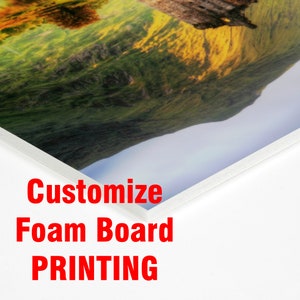 Customize your printing on Foam Board, Welcome Sign, Personalized, Event Poster, Any social activities,