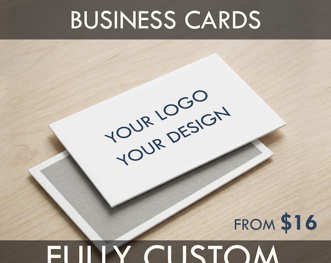 Plumber Business Card | Matte or Gloss | Professional Design | Fast Turnaround