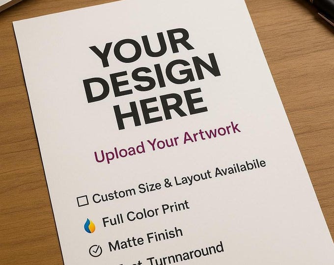 Personalized Business Flyers – Custom Printed Advertising & Promotional Handouts | Full Color Copies