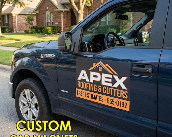 Custom Car Magnet for Business Advertising | Full Color Vehicle Sign
