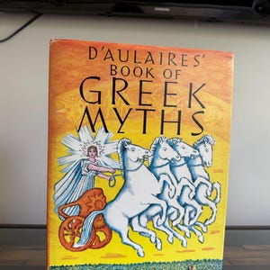 Ingri and Edgar D&#39;Aulaires&#39; Book of Greek Myths Copyright 1962 Jacketed Hardcover Very Good Double Day and Company 192 pages