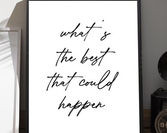 Motivational Quote Print, Dorm Decor, Minimalist Art (Digital Download)