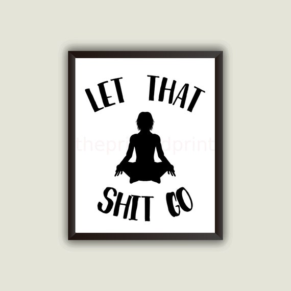 Let That Go Funny Bathroom Art Mens Print - Mens Bathroom Wall Decor Let That Go Funny Bathroom Art Mens Print - Mens Bathroom Wall Decor