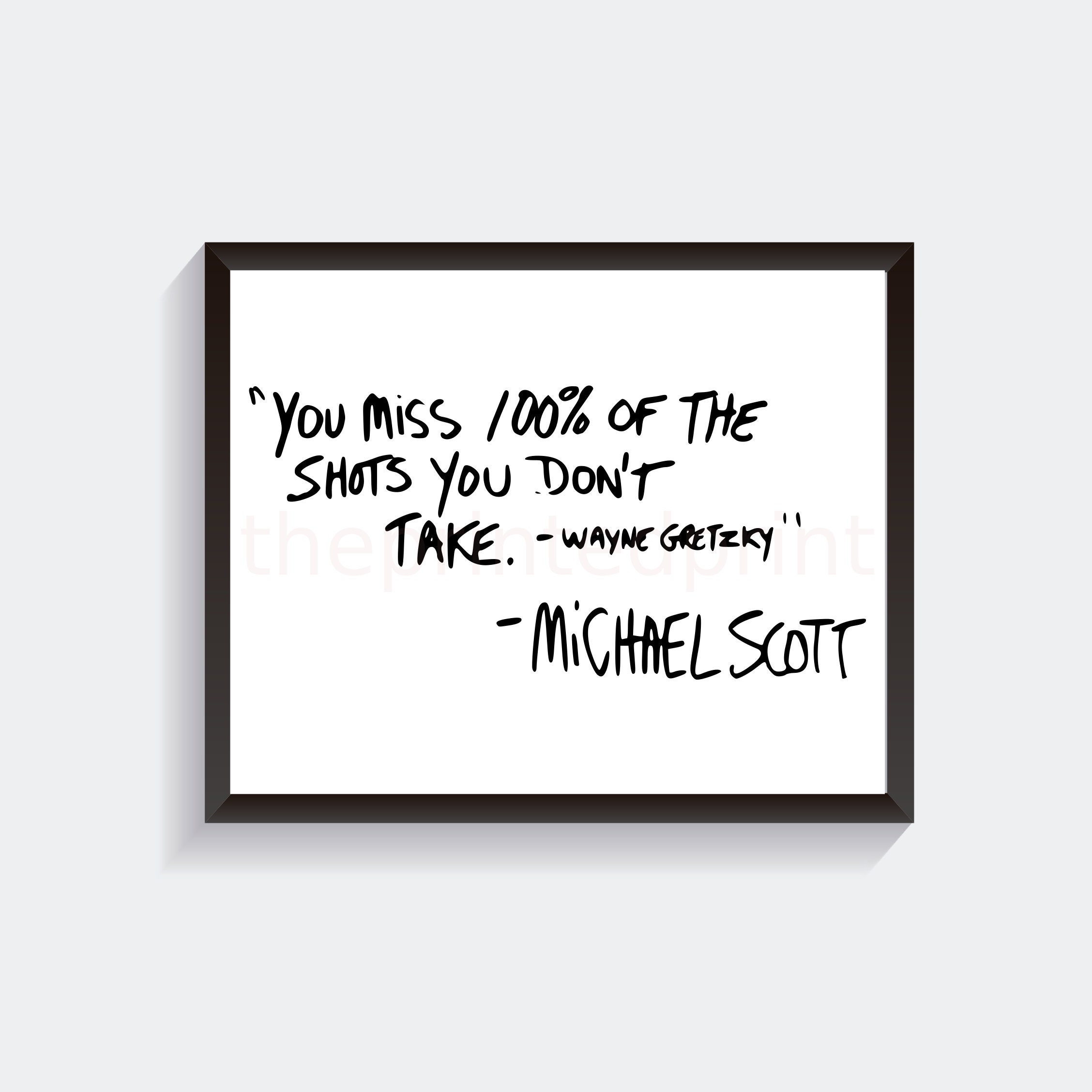 Michael Scott Quote the Office Funny Inspirational Gift You - Etsy Michael Scott Quote the Office Funny Inspirational Gift You - Etsy
