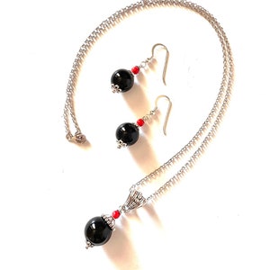 SU COCCU Sardinian Amulet - Set of Necklace & Earrings