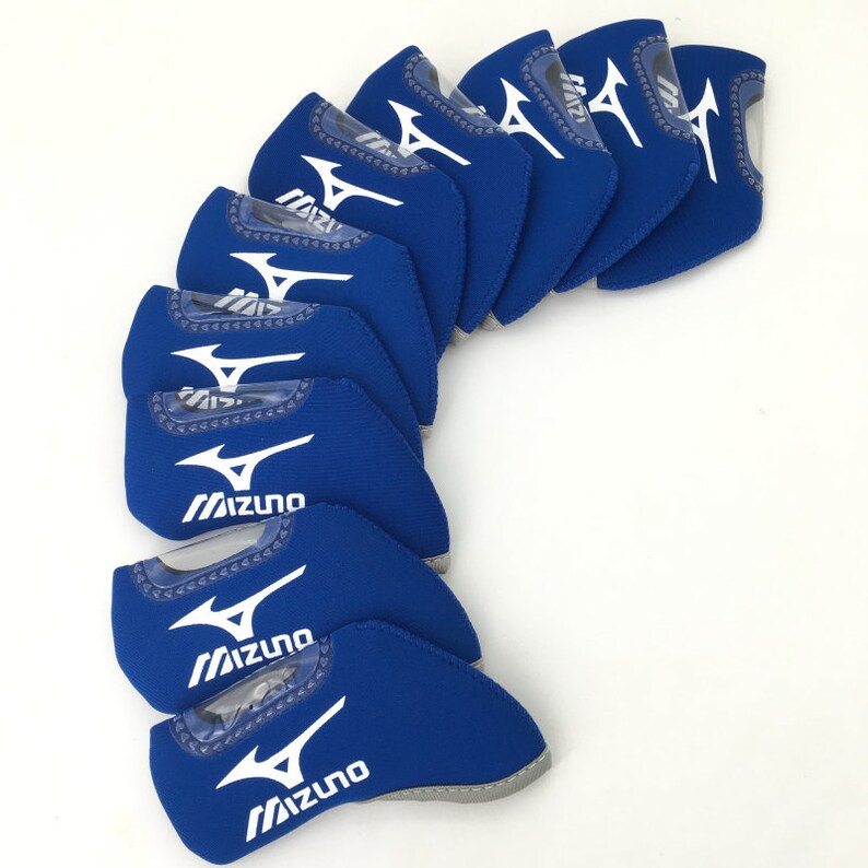 Golf Iron Head Cover Mizuno Logo Windows Style 10 Pieces Set Etsy