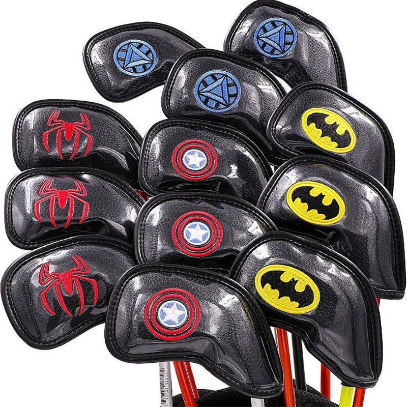 Golf Club Iron Head Cover Super Hero Cartoon Logo Style 12 Etsy