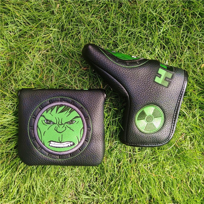Golf Club Blade Mallet Putter Head Cover Super Hero Hulk Green Etsy