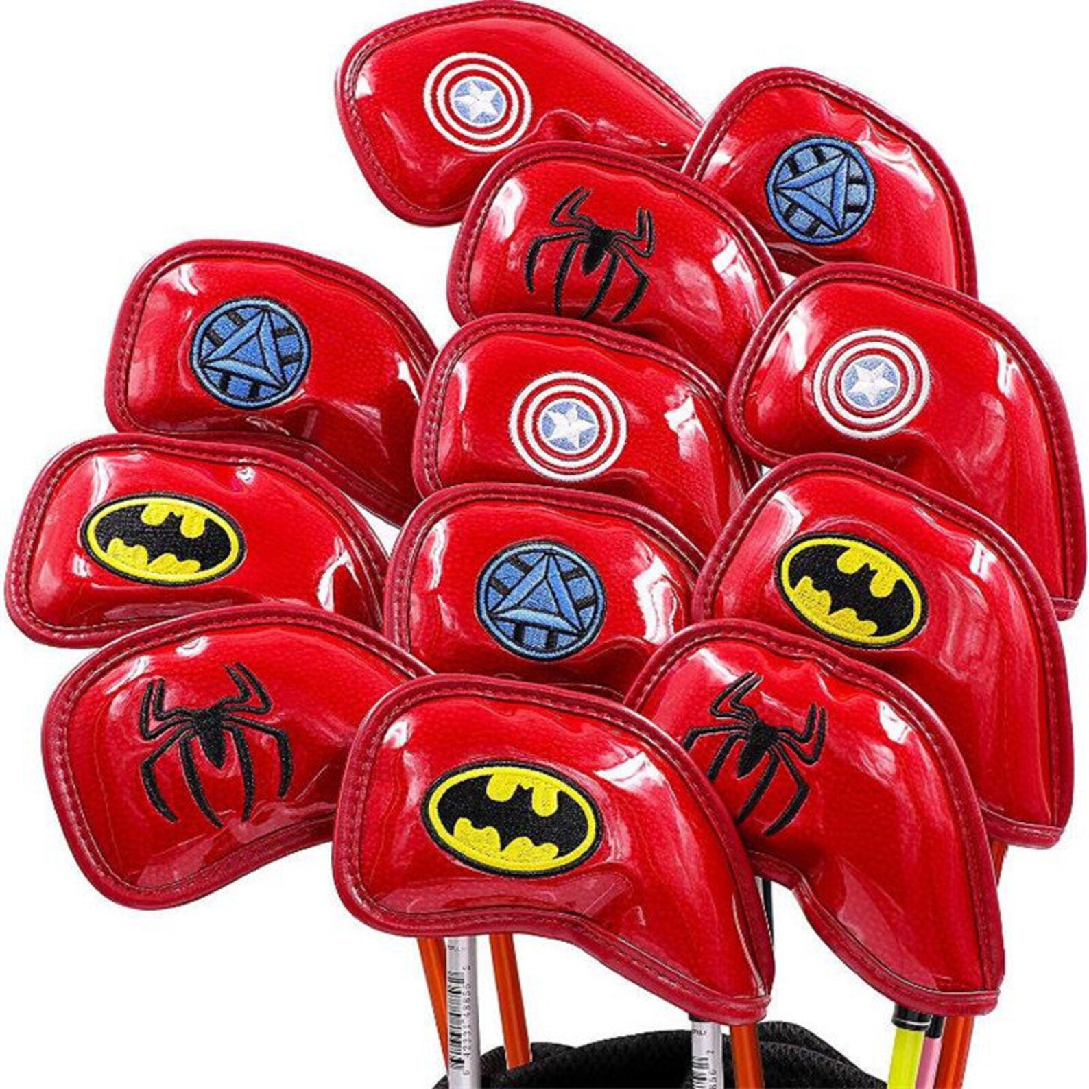 Golf Club Iron Head Cover Super Hero Cartoon Logo Style 12 Etsy