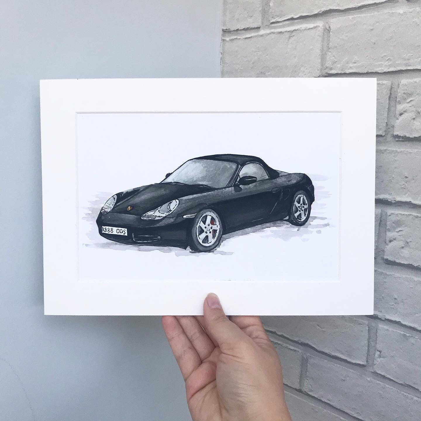 Custom Car Painting Painting of Car From Photo Car Art Etsy UK