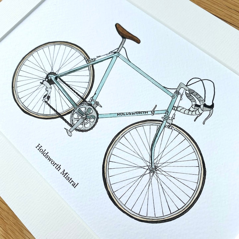 Custom Bike Painting Bicycle Art Bike Painting Etsy UK