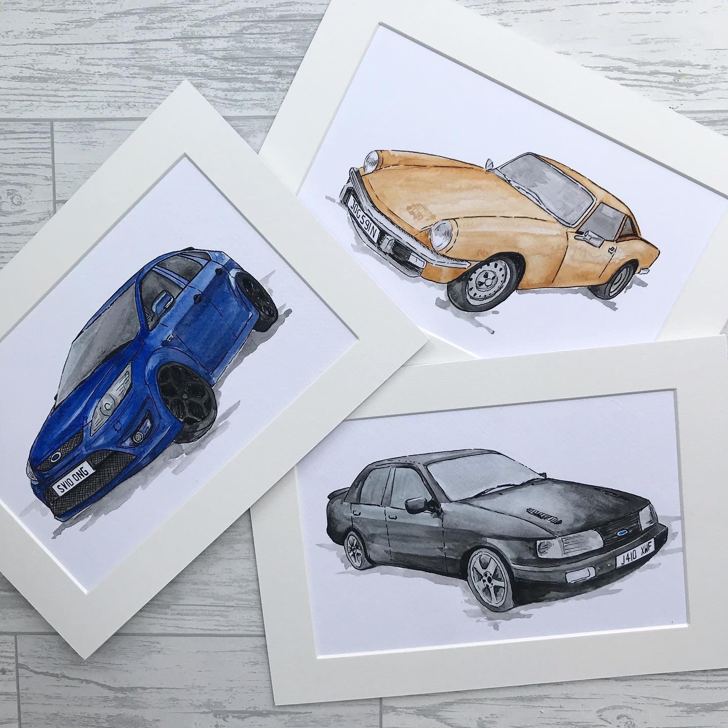 Custom Car Painting Painting of Car From Photo Car Art Etsy