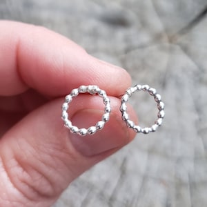 Round Earrings, Geometric Earrings, Minimalist Earrings, Bridesmaids Gift, Dainty Earrings, Circle Earrings, Simple Earrings, Silver studs