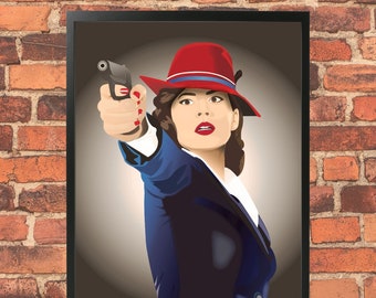 Agent Carter Poster Etsy Agent Carter Poster Etsy