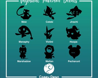Pkm Mythical Vinyl Decals
