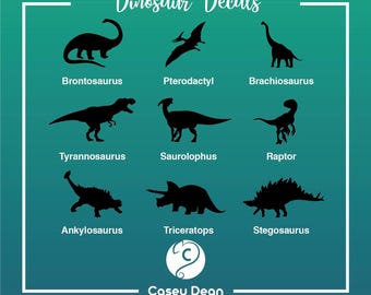 Dinosaur Vinyl Decals