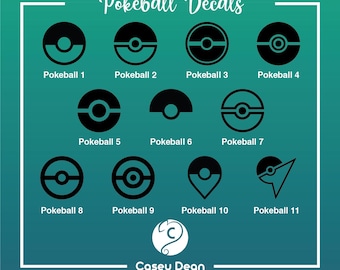 Pkm Ball Icons Vinyl Decals