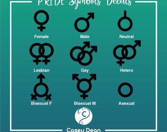 Pride Symbols Vinyl Decals