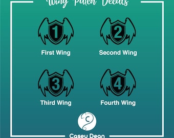 Wing Patch Vinyl Decals -  Empyrean Series