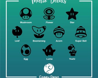Mario Vinyl Decals