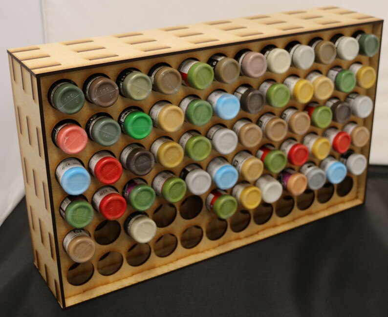 Wood Paint Rack for Vallejo Reaper Scale 75 and Army Painter Etsy