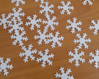 Glittersneeuwvlokconfetti, winterfeestdecor