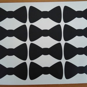 Set von 14 Fliege Aufkleber, Fliege Vinyl Aufkleber, Fliege Umschlag Aufkleber, Fliege Party Cup Aufkleber, Kleiner Mann Party Aufkleber