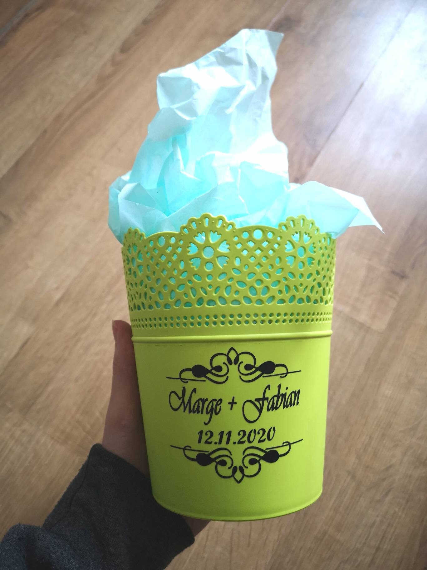 Personalized Wine Glass Decals Name and Date Decal DIY Etsy