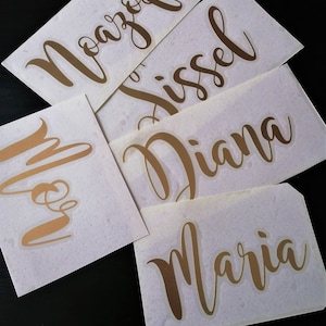 Pegatinas personalizadas con nombre, calcomanías para vino, champán y copas de ginebra, pegatinas para cajas de regalo, calcomanías para botellas de agua y regalos de boda.