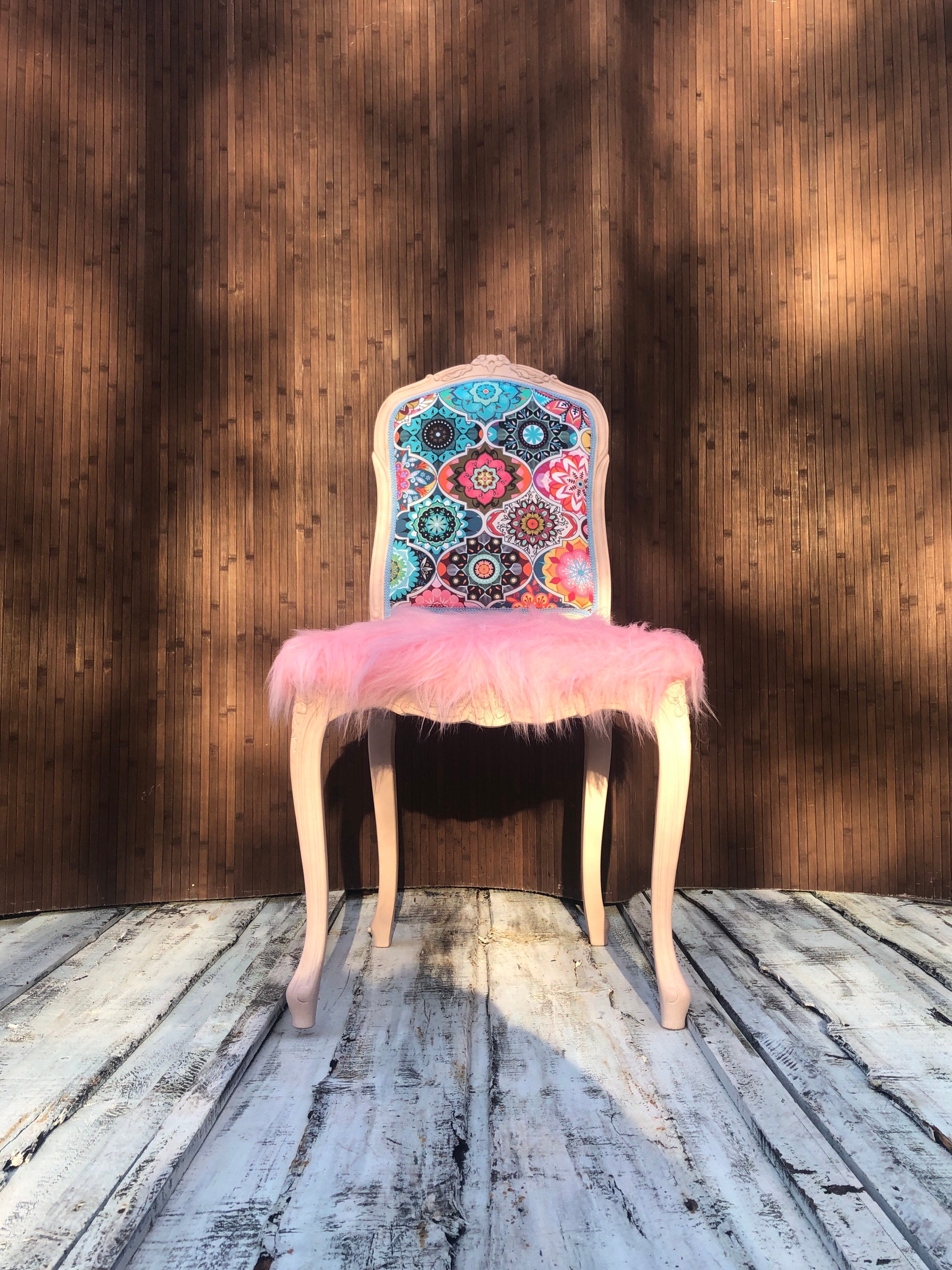 Vanity chair outlet rose gold