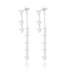 4-Carat Moissanite Minimalist Drop Earrings with 18K Gold-Plated Accents main image 0