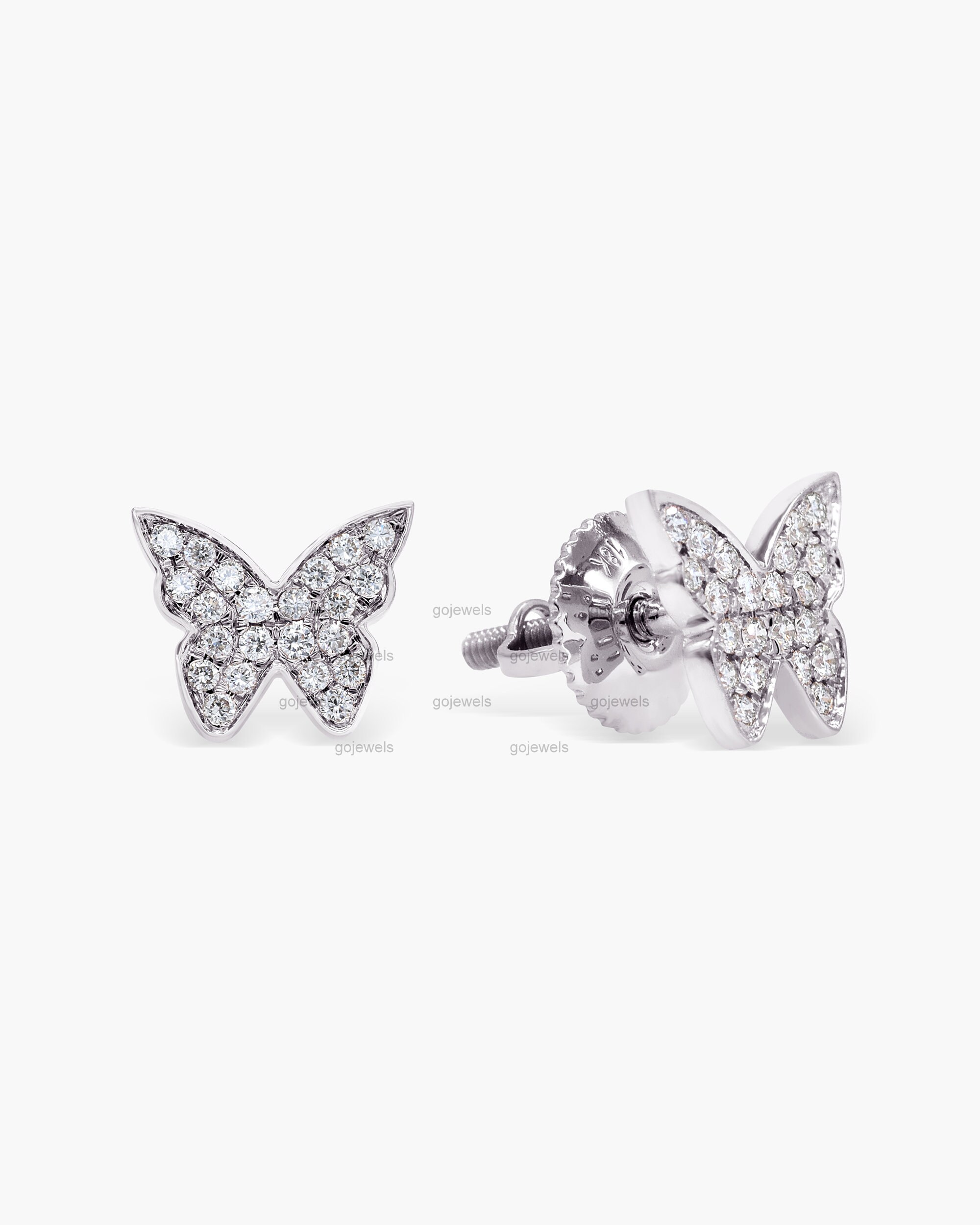 Handmade Butterfly And Lightening Bolt Earrings