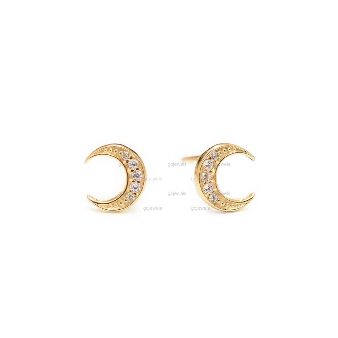【購入証明書付き】STAR JEWELRY GIRL ⭐︎SMILING MOON Amazon.com: WTYIM Moon and Star Necklace for Women, 1CT