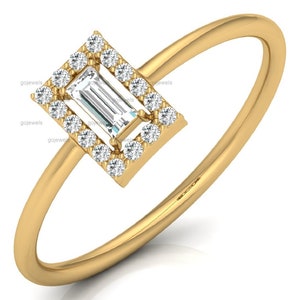 Baguette Verlobungsring, Verlobungsring, Baguette Diamant Verlobungsring, Verlobungsring, Verlobungsring, Verlobungsring