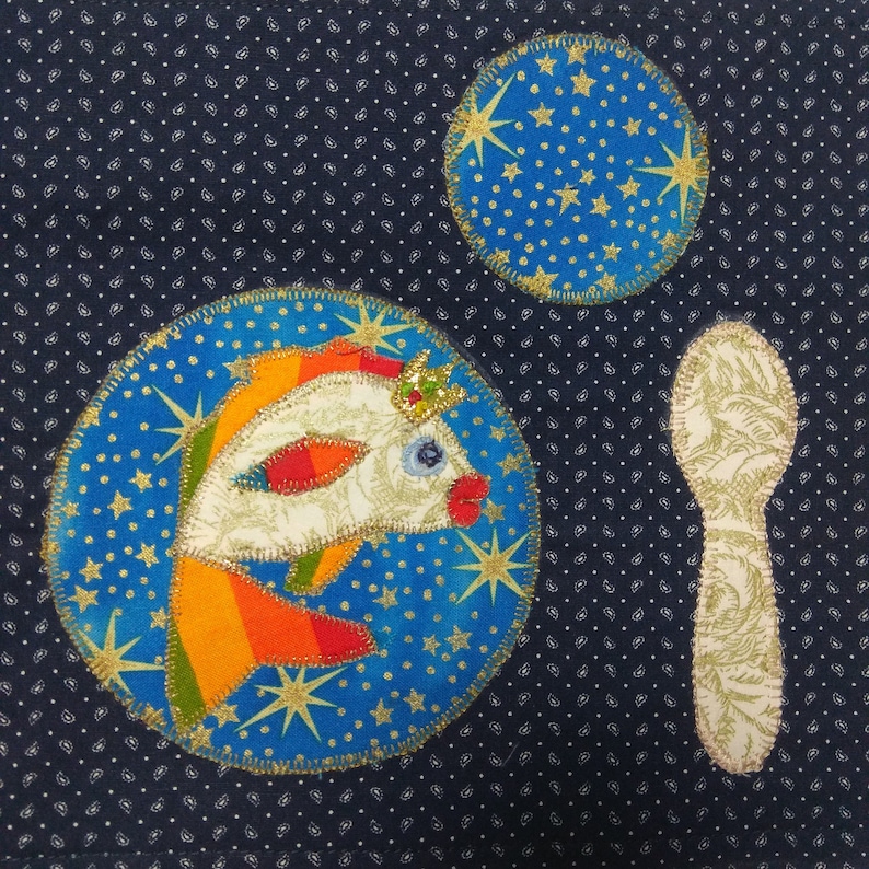 Set montessori baby Placemat materials Learning fish