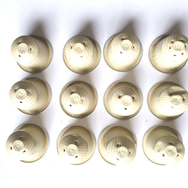 Capsules coffee capsules cream-striped 12 pieces empty - upcycling - recycling - handmade