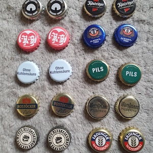 Bottle caps 20 pieces - used - craft material - upcycling