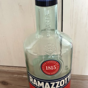 Bottle glass bottle schnapps bottle empty - Upcycling, recycling - Handicrafts