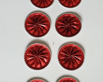Capsules Coffee capsules 8 pieces folded red with dark flower pattern - Material