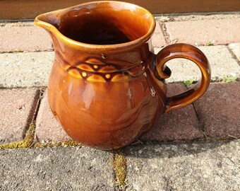 Milk jug milk jug GDR brown - Vintage, Retro - 70s