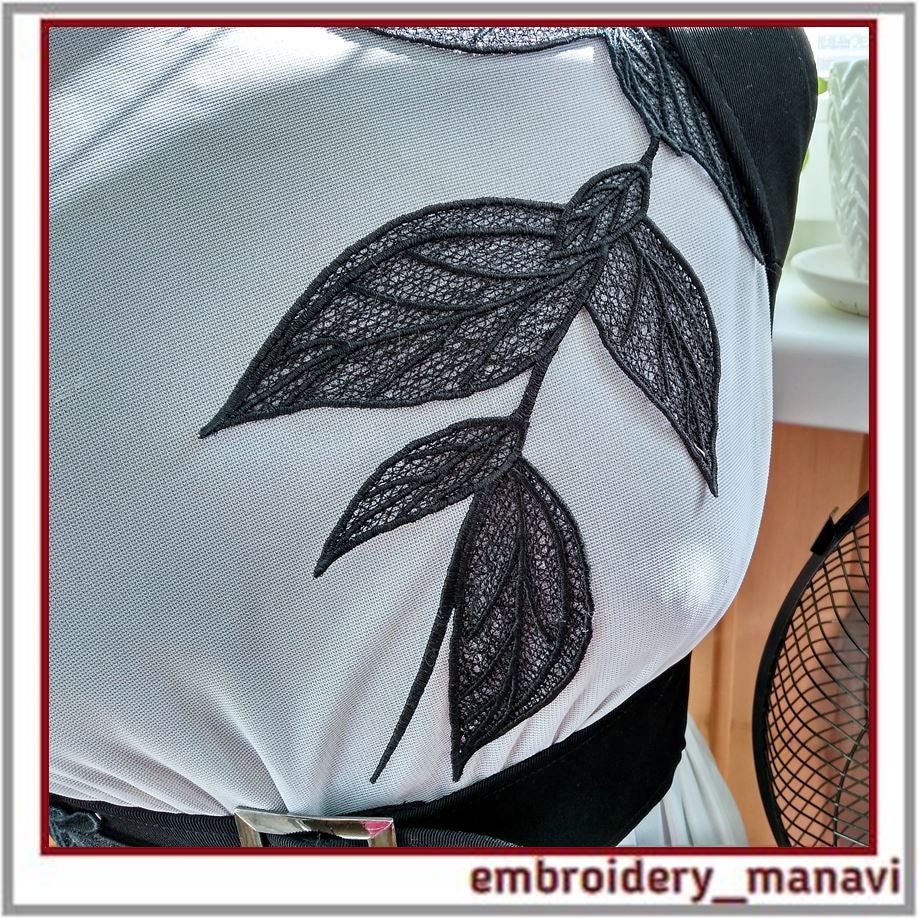 Fsl lace leaves for decorating clothes and accessories  etsy Fsl lace leaves for decorating clothes and accessories  etsy