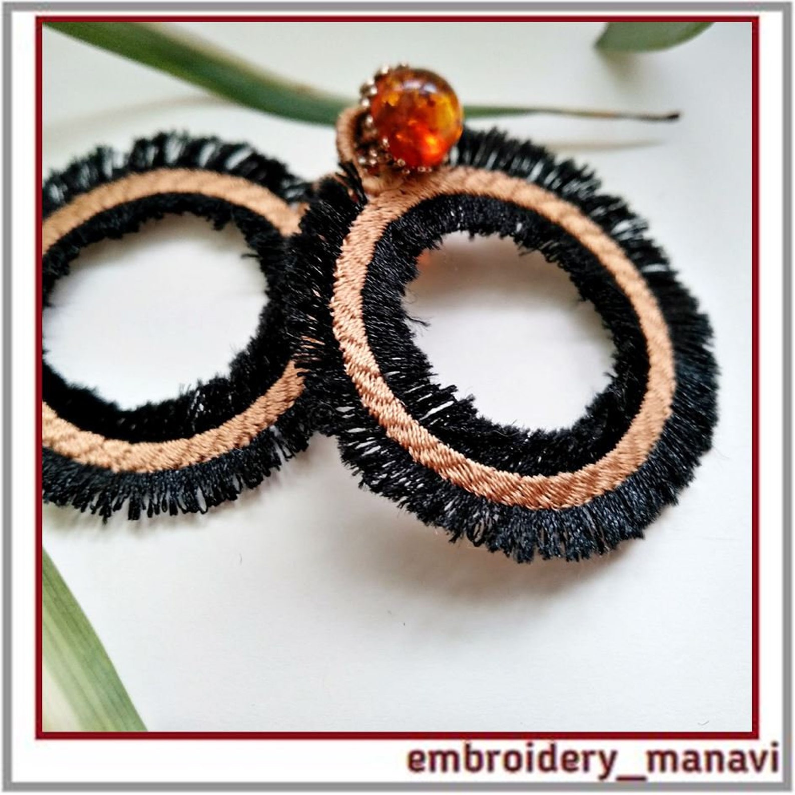 Fringed ring quirky earrings boho and 2 types of middle  etsy Fringed ring quirky earrings boho and 2 types of middle  etsy