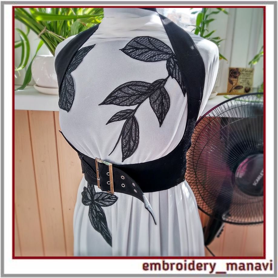 Fsl lace leaves for decorating clothes and accessories  etsy Fsl lace leaves for decorating clothes and accessories  etsy