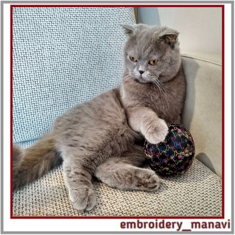 A soft ball toy for your child or pet. DIY. Digital Machine Etsy