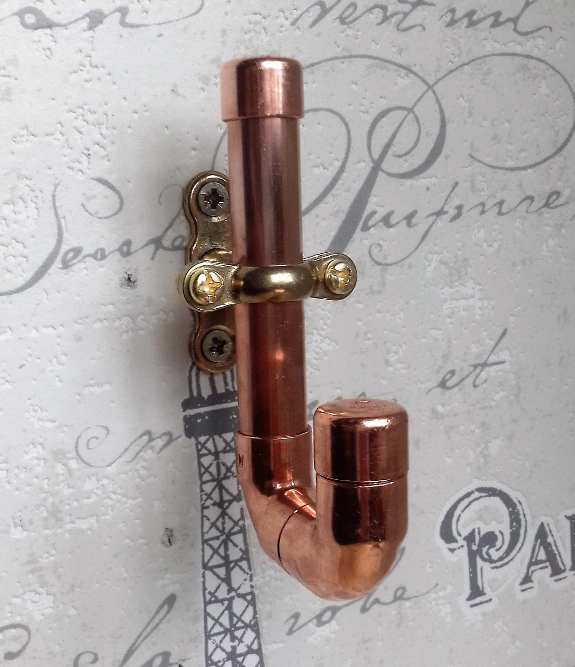 Copper Pipe Coat Hook Bathroom Hook Towel Hook Etsy