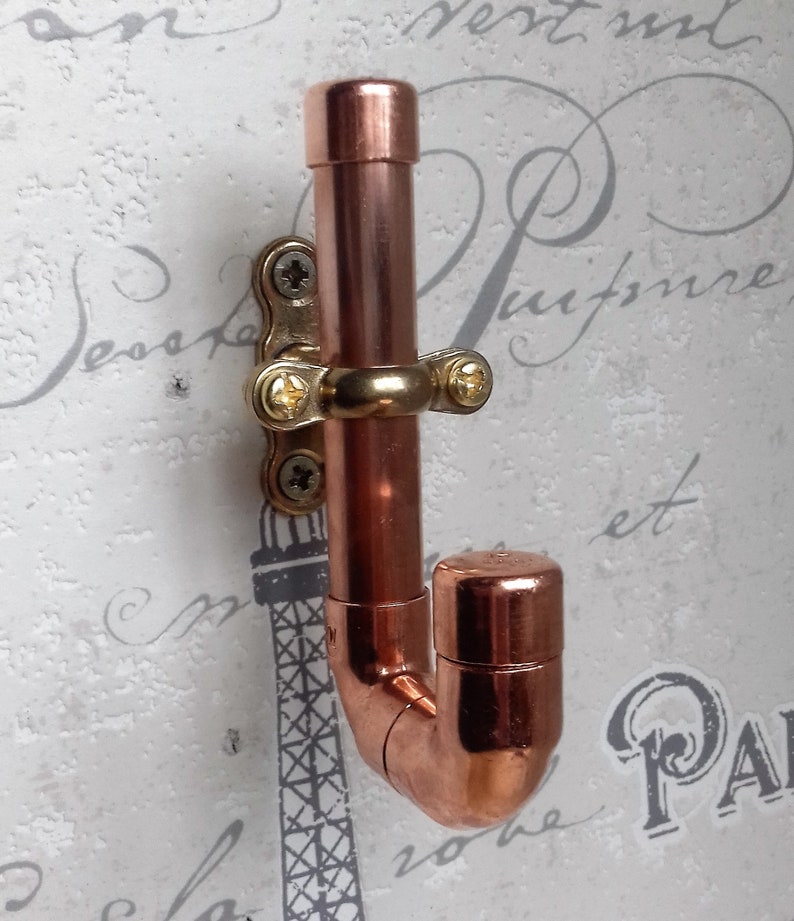 Copper Pipe Coat Hook Bathroom Hook Towel Hook Etsy UK