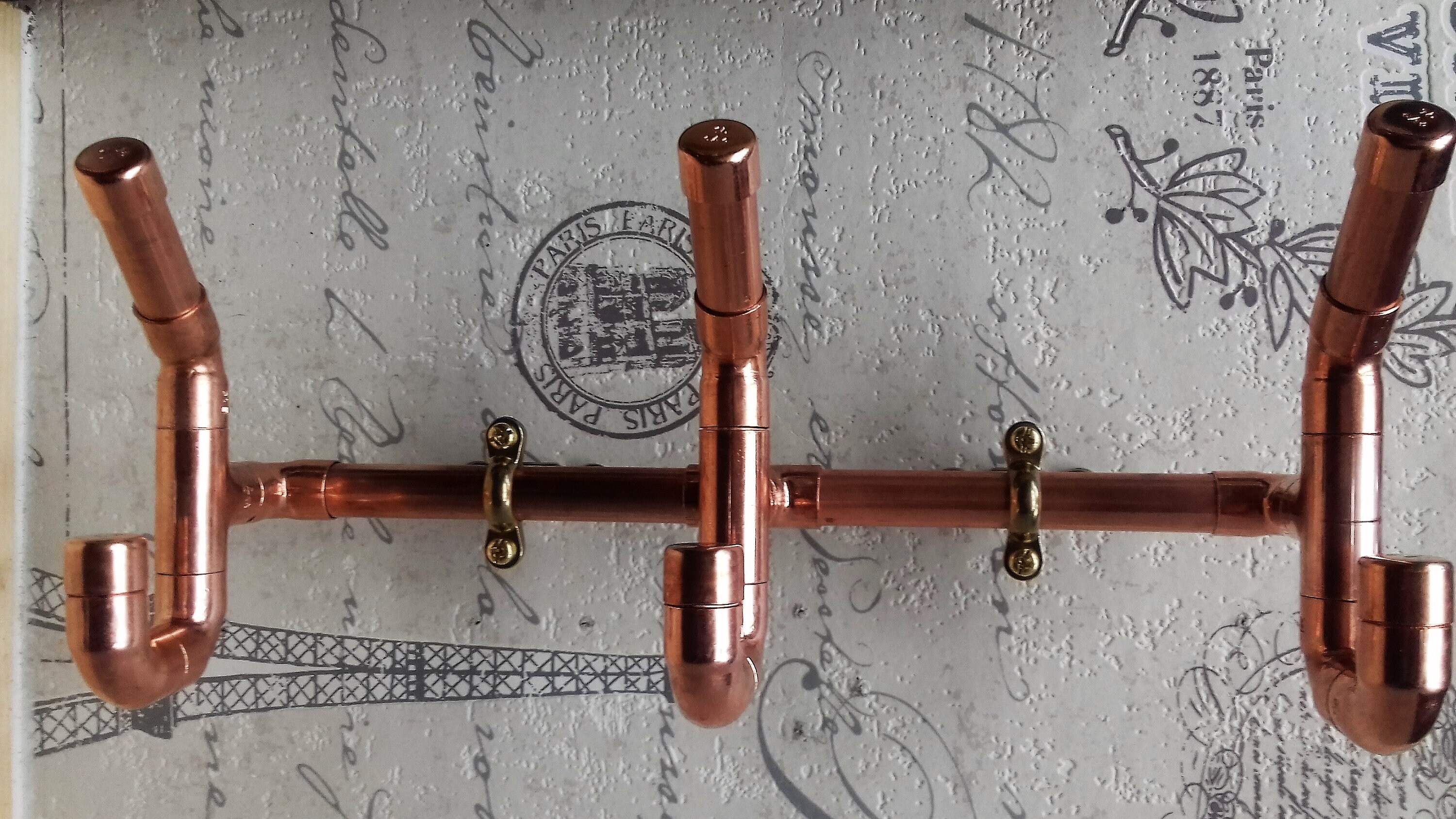 Kupferrohr Haken Garderobe Badezimmer Haken Handtuch-Haken ...