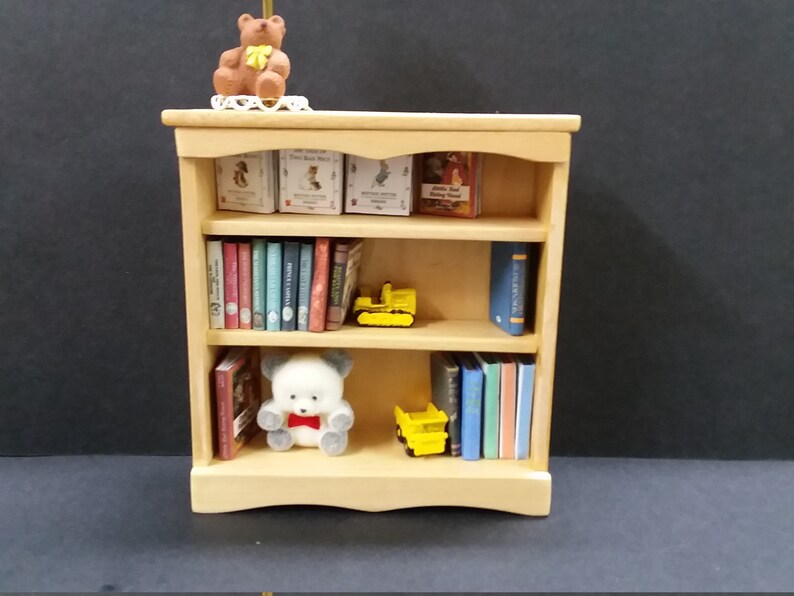 dollhouse miniature bookcase